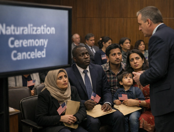 19-country-band US cancels citizenship ceremonies for migrants from 19 travel ban countries