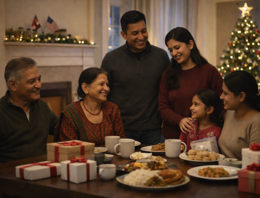 Christmas in America Becomes a Nepali-Style Gathering Day for Many Families