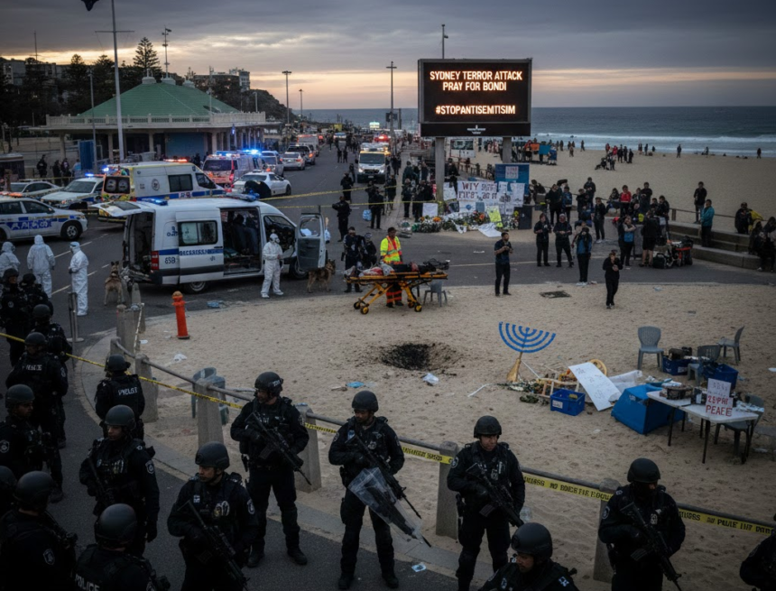 image Bondi Beach terror attack: Gunmen kill at least 12 at Hanukkah celebration in Sydney