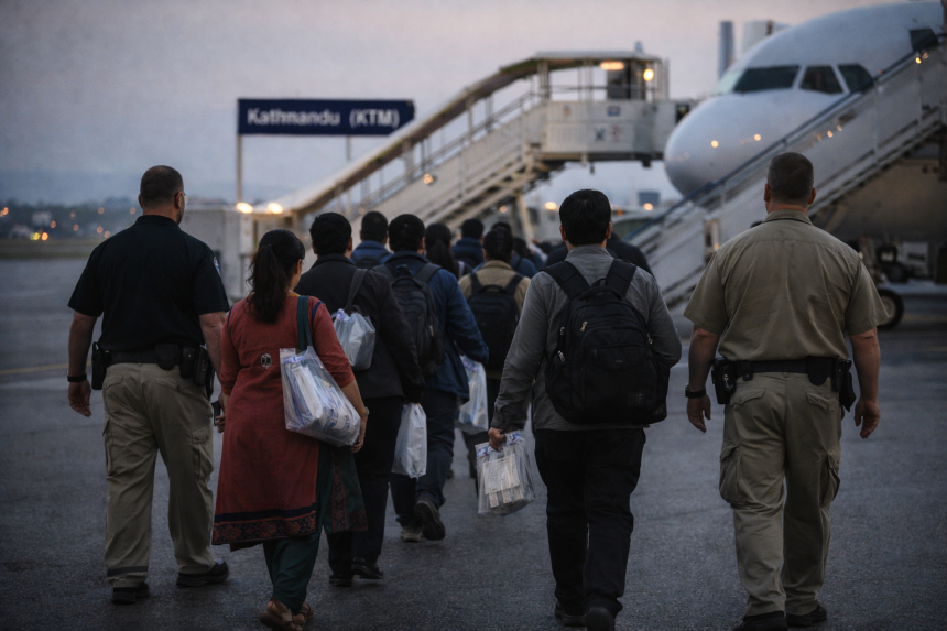 US deports 75 Nepalis to Kathmandu on charter flight amid rising removals