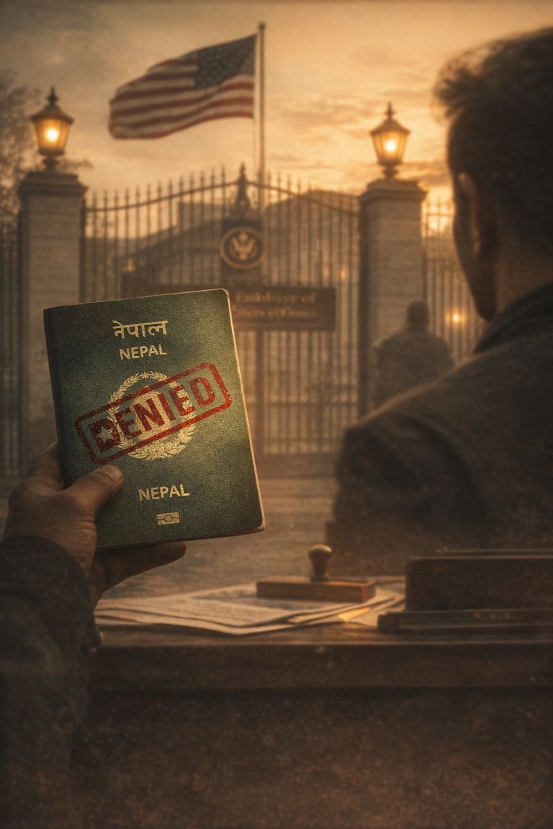 pause US immigrant visa processing pause list includes Nepal, starting Jan 21